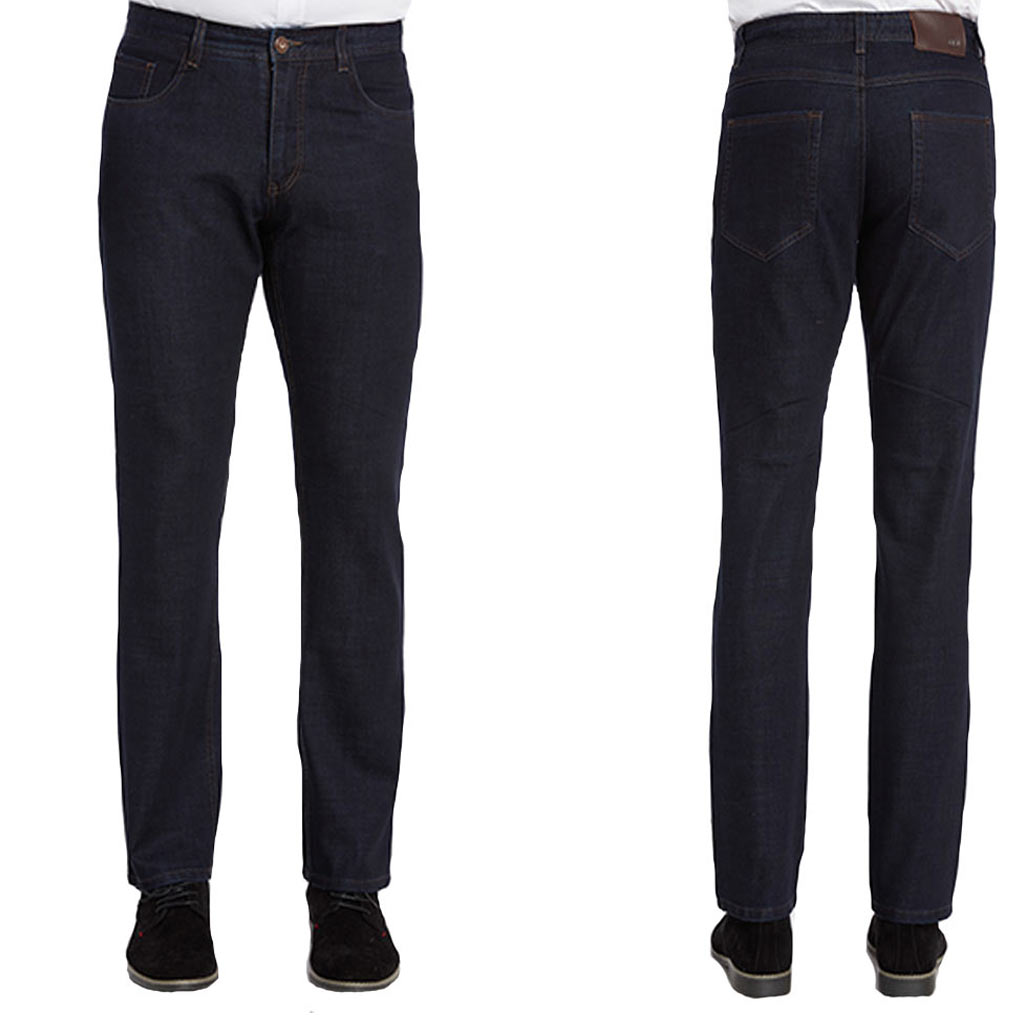 Men's ENZO Denim Collection Jeans , Alpha-1 Dark Indigo