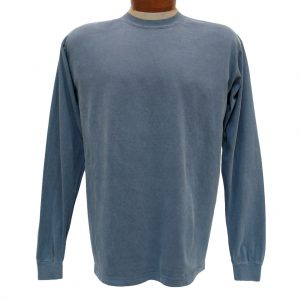 Men’s R. Options Long Sleeve Pigment Dyed Tee, Ink Blue