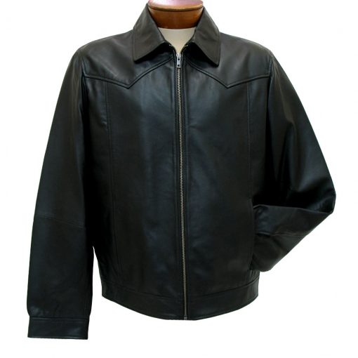 Men's Scully Leather Jacket, Premium Lightweight Lambskin 72311 Black (SOLD OUT!) Richard