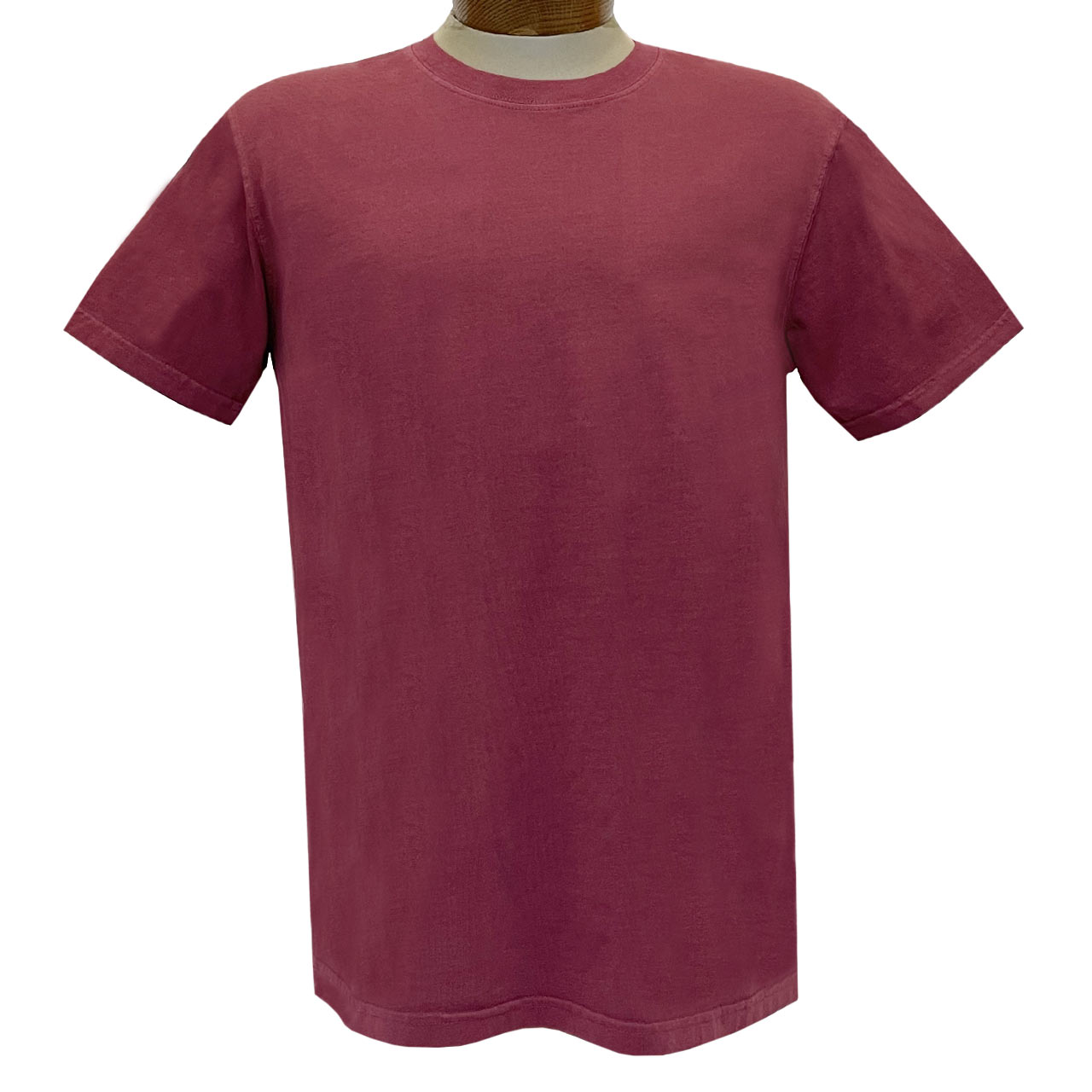Men's R. Options by Basic Options Short Sleeve Pigment Dyed Tee, New Brick