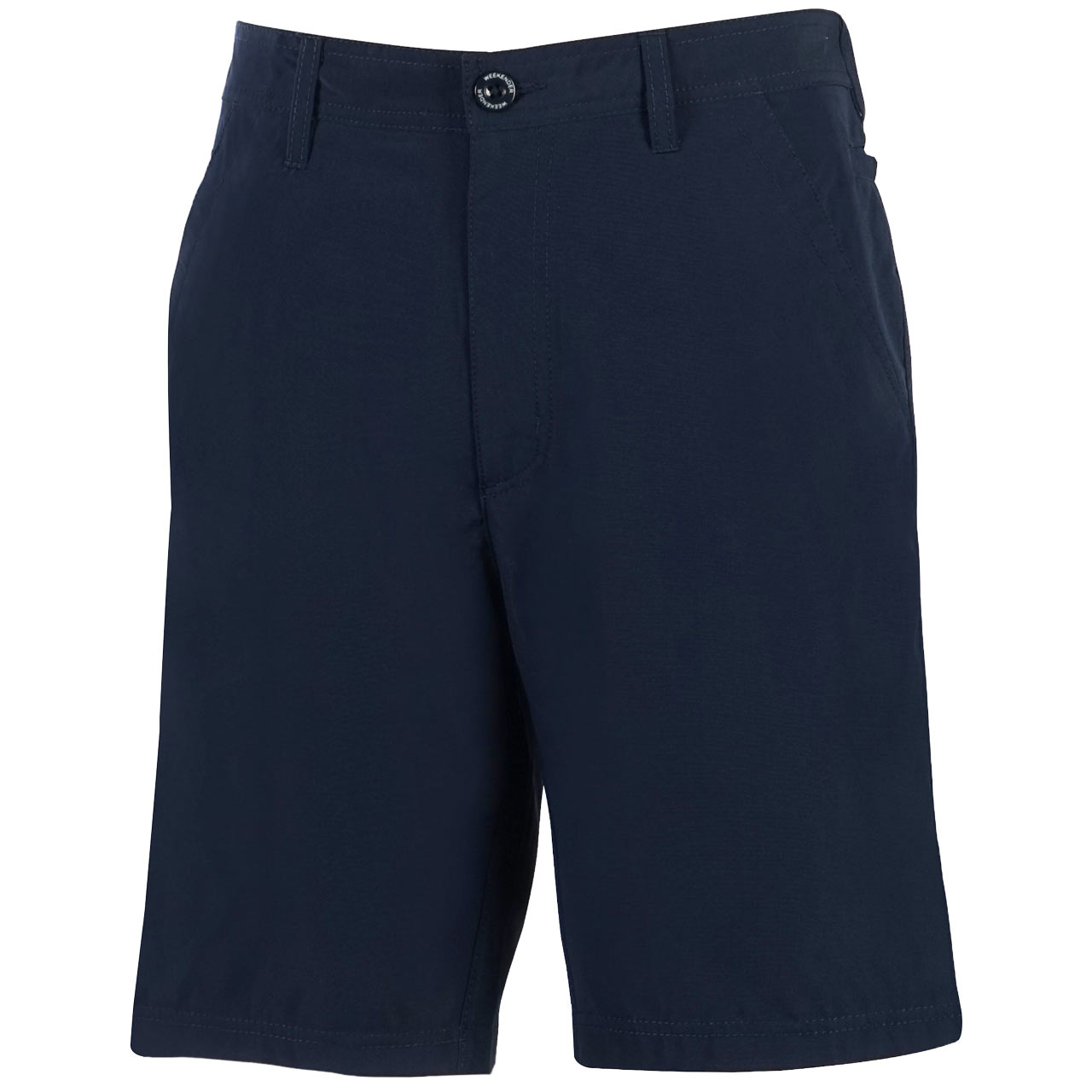 Men's Weekender Flat Front Travel Stretch Technology Shorts, Sandalwood #M039450-290, Navy